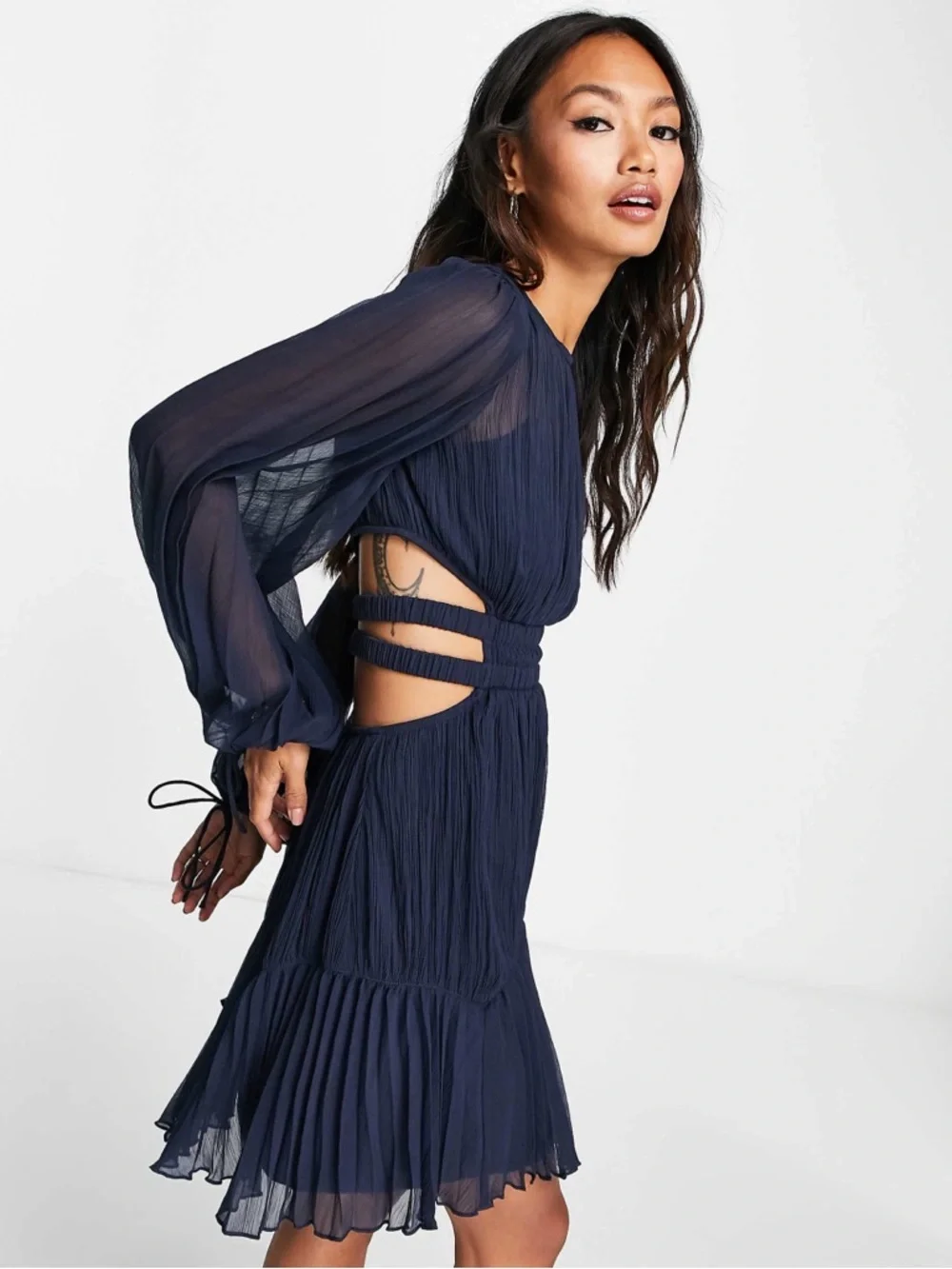 ASOS DESIGN Mushroom Dress size 8 - Picture 2 of 16